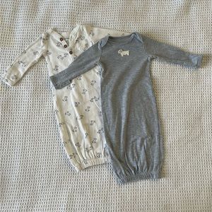 Carter’s Cotton Sleep Gowns - Size Newborn